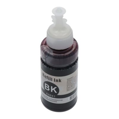 Huismerk Epson T664140 Inktcartridge Zwart