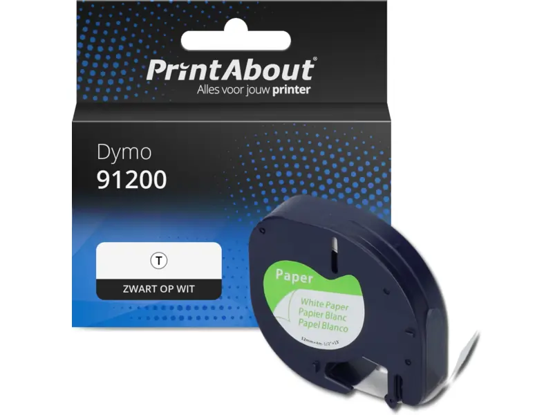 Vhbw 10x Rubans Compatible Avec Dymo LetraTag LT-100H, LT-100T, QX50, XR Imprimante D'&eacute;tiquettes