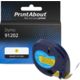 Huismerk Dymo 91202 (S0721620) Tape Zwart op geel (12 mm)