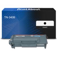 PrintAbout Huismerk vervangt Brother TN-3430 Toner Zwart