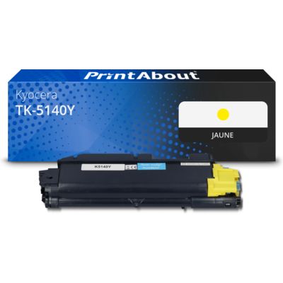Toner compatible Kyocera TK-5140Y - Jaune