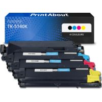 Toner compatible Kyocera TK-5140K - 4 couleurs - Multipack
