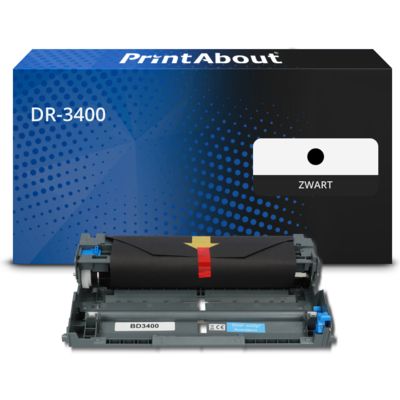 PrintAbout Huismerk vervangt Brother DR-3400 Drum Zwart