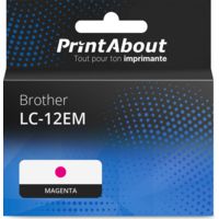 Cartouche compatible Brother LC-12EM - Magenta