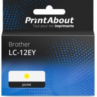 Cartouche compatible Brother LC-12EY - Jaune
