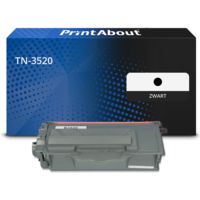 PrintAbout Huismerk vervangt Brother TN-3520 Toner Zwart Extra hoge capaciteit