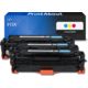 Huismerk HP 312A (CF440AM) Toner 3-kleuren Multipack