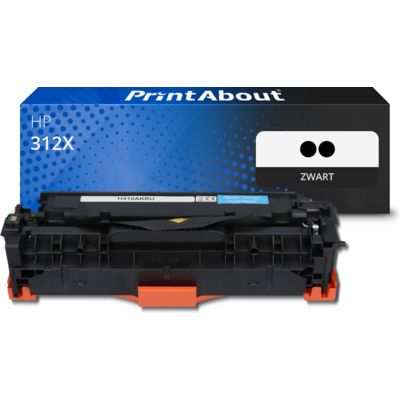 Huismerk HP 312X (CF380XD) Toner 2x Zwart Hoge capaciteit - Multipack