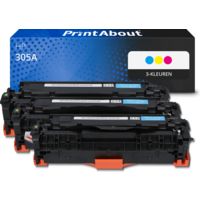 Huismerk HP 305A (CF370AM) Toner 3-kleuren Multipack
