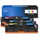 Toner compatible HP 128A (CF371AM) - 3-couleurs - Multipack