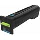 Lexmark 82K2HCE Toner Cyaan Hoge capaciteit