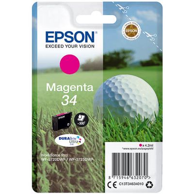 Epson 34 (C13T34634010) Inktcartridge Magenta
