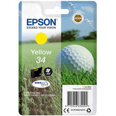 Epson 34 (C13T34644010) Inktcartridge Geel