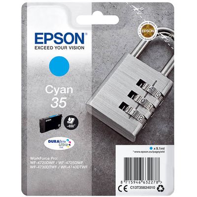 Epson 35 (C13T35824010) - Cyan - Cartouche d'encre