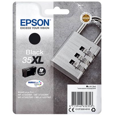 Epson 35XL (C13T35914010) Inktcartridge Zwart Hoge capaciteit
