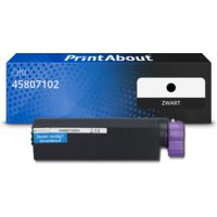 Huismerk OKI 45807102 Toner Zwart
