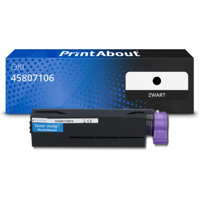 Huismerk OKI 45807106 Toner Zwart