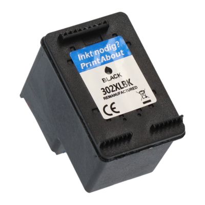 Huismerk HP 302XL (F6U68AE) Inktcartridge Zwart Hoge capaciteit