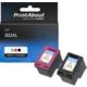 Huismerk HP 302XL (X4D37AE) Inktcartridge Zwart + 3 kleuren Multipack Hoge capaciteit