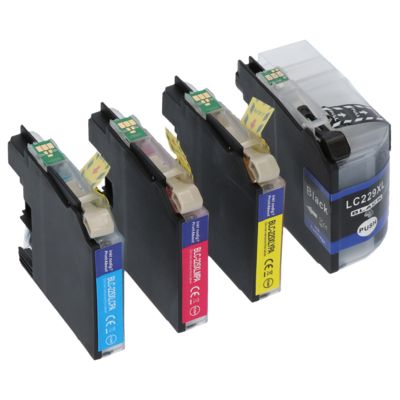 PrintAbout Huismerk vervangt Brother LC-229XLVALBP Inktcartridge 4-kleuren Multipack Extra hoge capaciteit