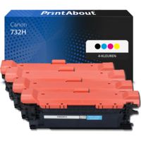 Huismerk Canon 732H  Toner 4-kleuren Multipack Hoge capaciteit