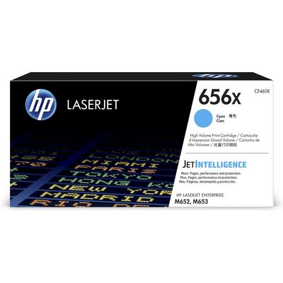 HP 656X (CF461X) - Cyan - Toner - Grande capacité