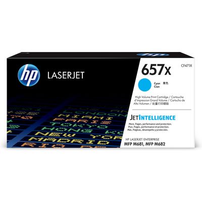 HP 657X (CF471X) Toner Cyaan Hoge capaciteit