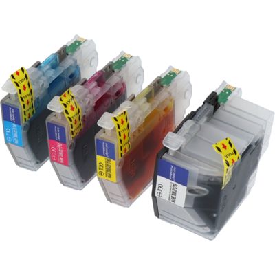 PrintAbout Huismerk vervangt Brother LC-3219XLVAL Inktcartridge 4-kleuren Multipack Hoge capaciteit