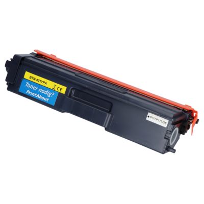 Huismerk Brother TN-421Y Toner Geel