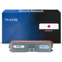 PrintAbout Huismerk vervangt Brother TN-423M Toner Magenta Hoge capaciteit