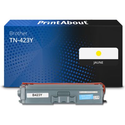 Toner compatible Brother TN-423Y - Jaune - Grande capacité