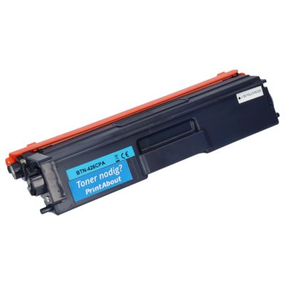 PrintAbout Huismerk vervangt Brother TN-426C Toner Cyaan Extra hoge capaciteit