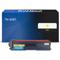 PrintAbout Huismerk vervangt Brother TN-426Y Toner Geel Extra hoge capaciteit
