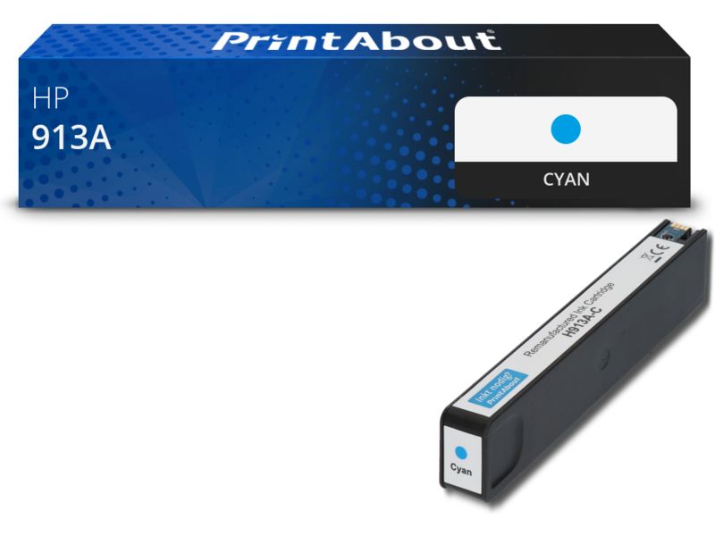 HP 913A F6T77AE cartouche d'encre compatible Cyan