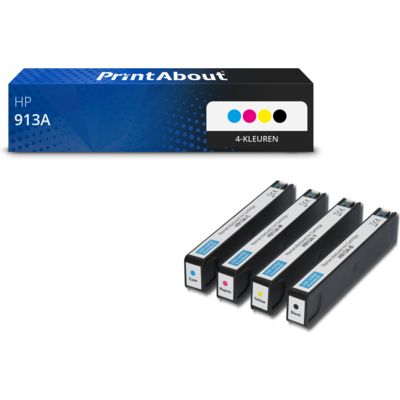 Huismerk HP 913A (L0R95AE) Inktcartridge 4-kleuren Multipack