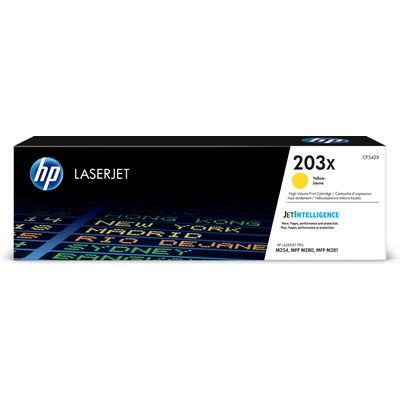 HP 203X (CF542X) Toner Geel Hoge capaciteit