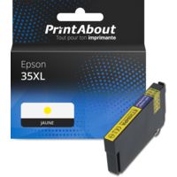 Cartouche compatible Epson 35XL (C13T35944010) - Jaune - Grande capacité