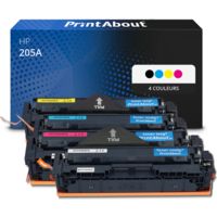 Toner compatible HP 205A (CF530A) - 4 couleurs - Multipack