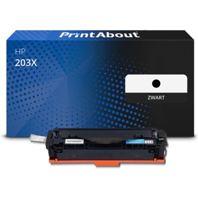 Huismerk HP 203X (CF540X) Toner Zwart Hoge capaciteit