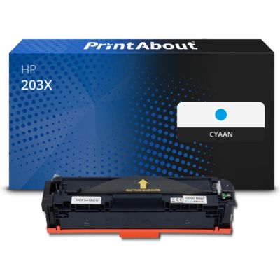 Huismerk HP 203X (CF541X) Toner Cyaan Hoge capaciteit