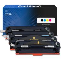 Toner compatible HP 203A (CF540A) - 4 couleurs - Multipack