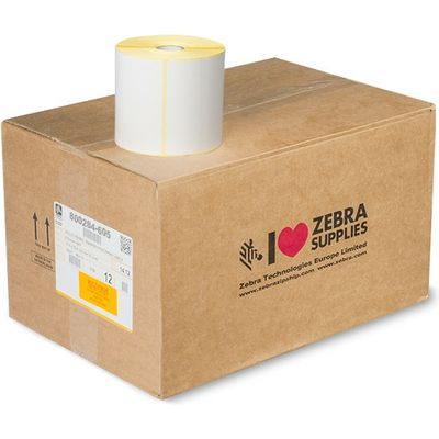 Zebra 800284-605 (Z-Perform 1000D) Etiket Zwart op wit (102 mm x 152 mm) 12 rollen