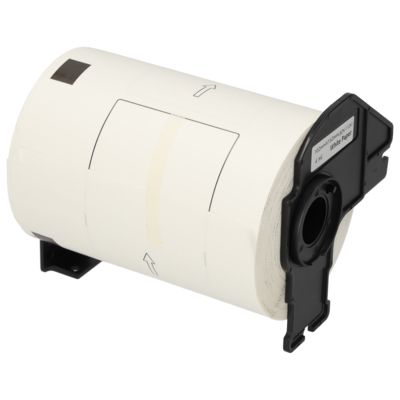 Étiquette compatible Brother DK-11241 - (102 mm x 152 mm) - Noir sur blanc