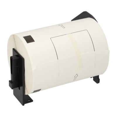 Étiquette compatible Brother DK-11241 - (102 mm x 152 mm) - Noir sur blanc