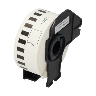 Huismerk Brother DK-22214 Etiket Zwart op wit (12  mm)