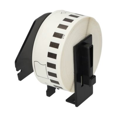 Huismerk Brother DK-22214 Etiket Zwart op wit (12  mm)