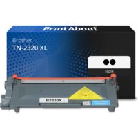 Toner compatible Brother TN-2320 - pack de 2 - Noir - Très grande capacité - Multipack