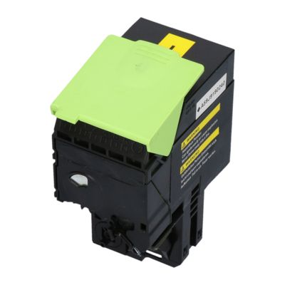 Toner compatible Lexmark 80C2HY0 (802HY) - Jaune - Grande capacité