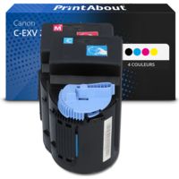 Toner compatible Canon C-EXV 21 - 4 couleurs - Multipack