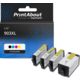 Cartouche compatible HP 903XL (3HZ51AE) - 4 couleurs - Multipack